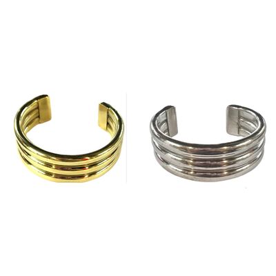 Gold or silver bangle 