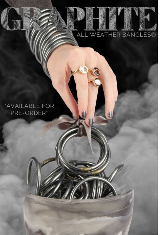 Graphite Budha Bangle