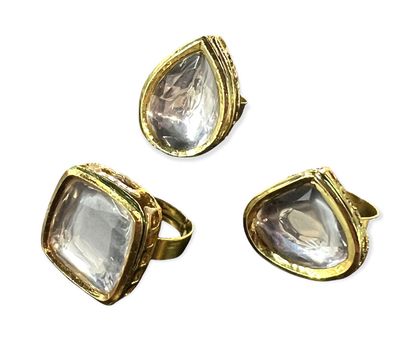 Crystal  adjustable ring