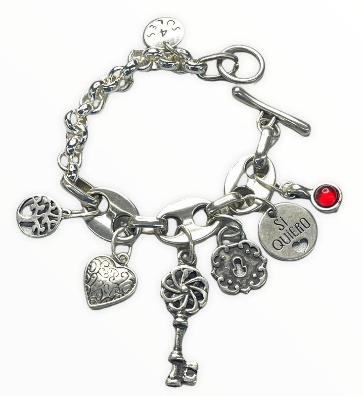 Silver Charm Bracelet by 4 Soles