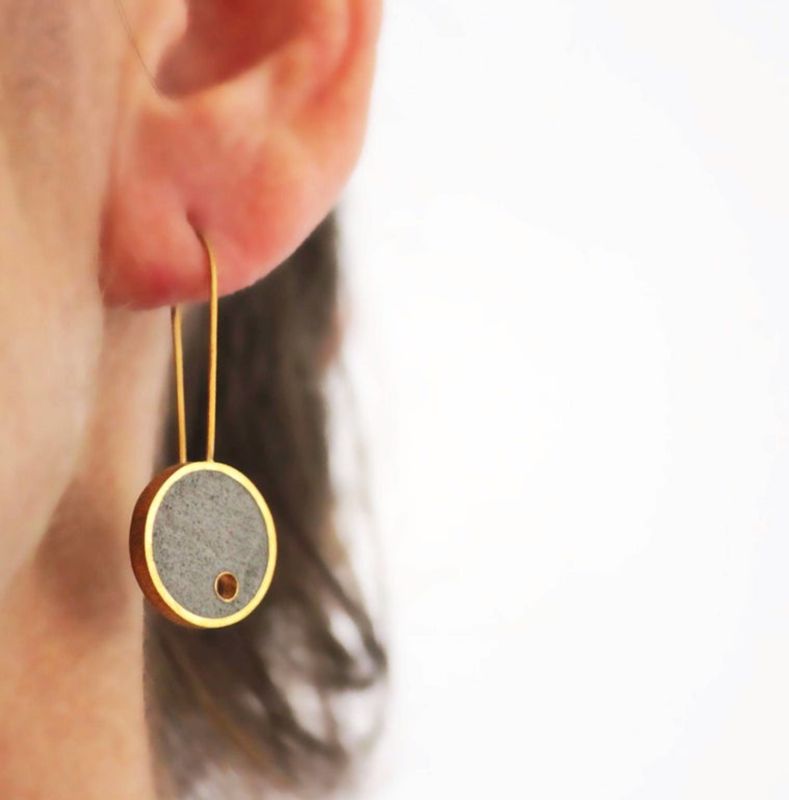 Concrete earrings 2