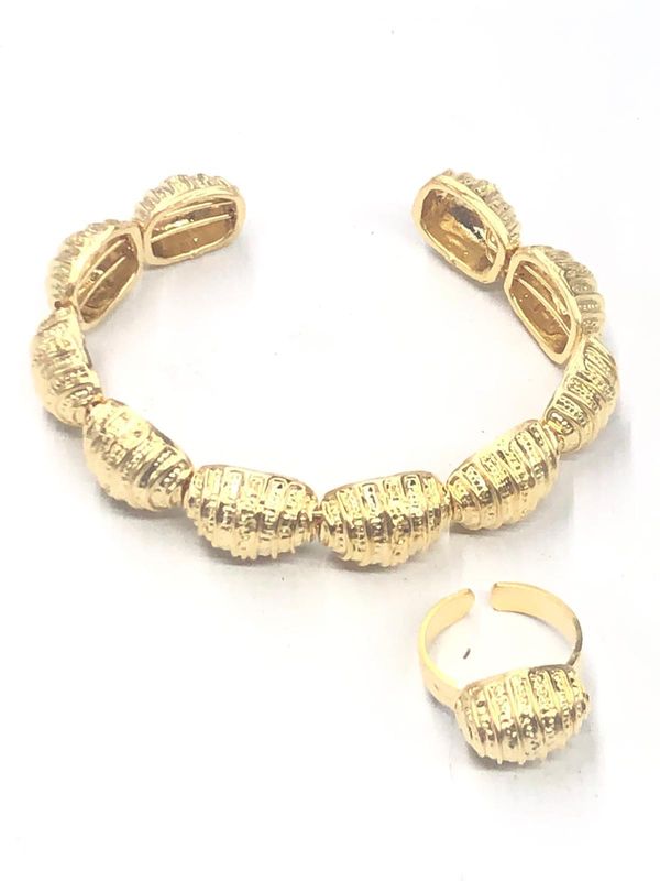 Nugget Bracelet and ring