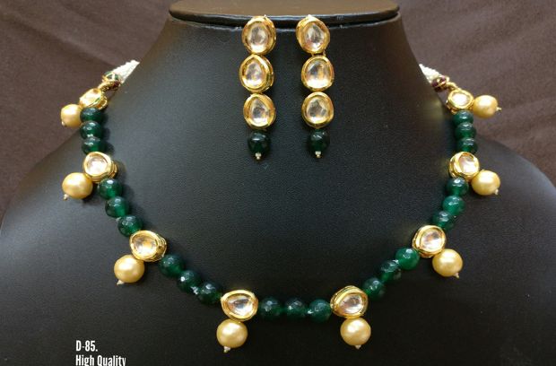 Green Designer Necklace set
