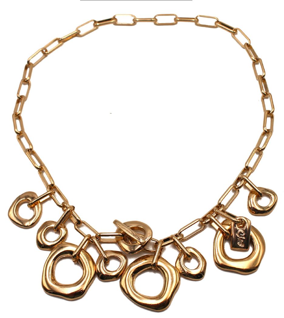 OXYGEN GOLD NECKLACE