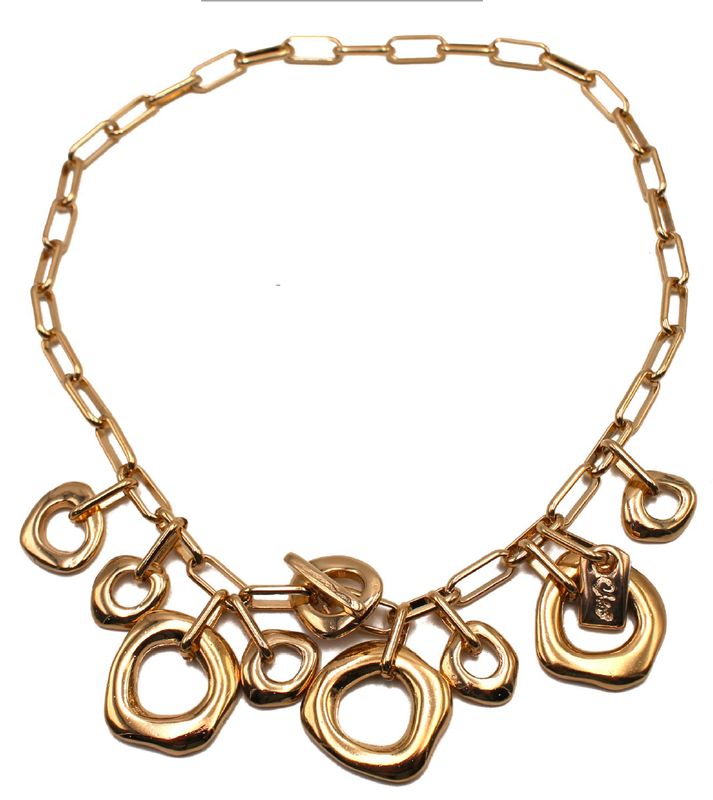 OXYGEN GOLD NECKLACE