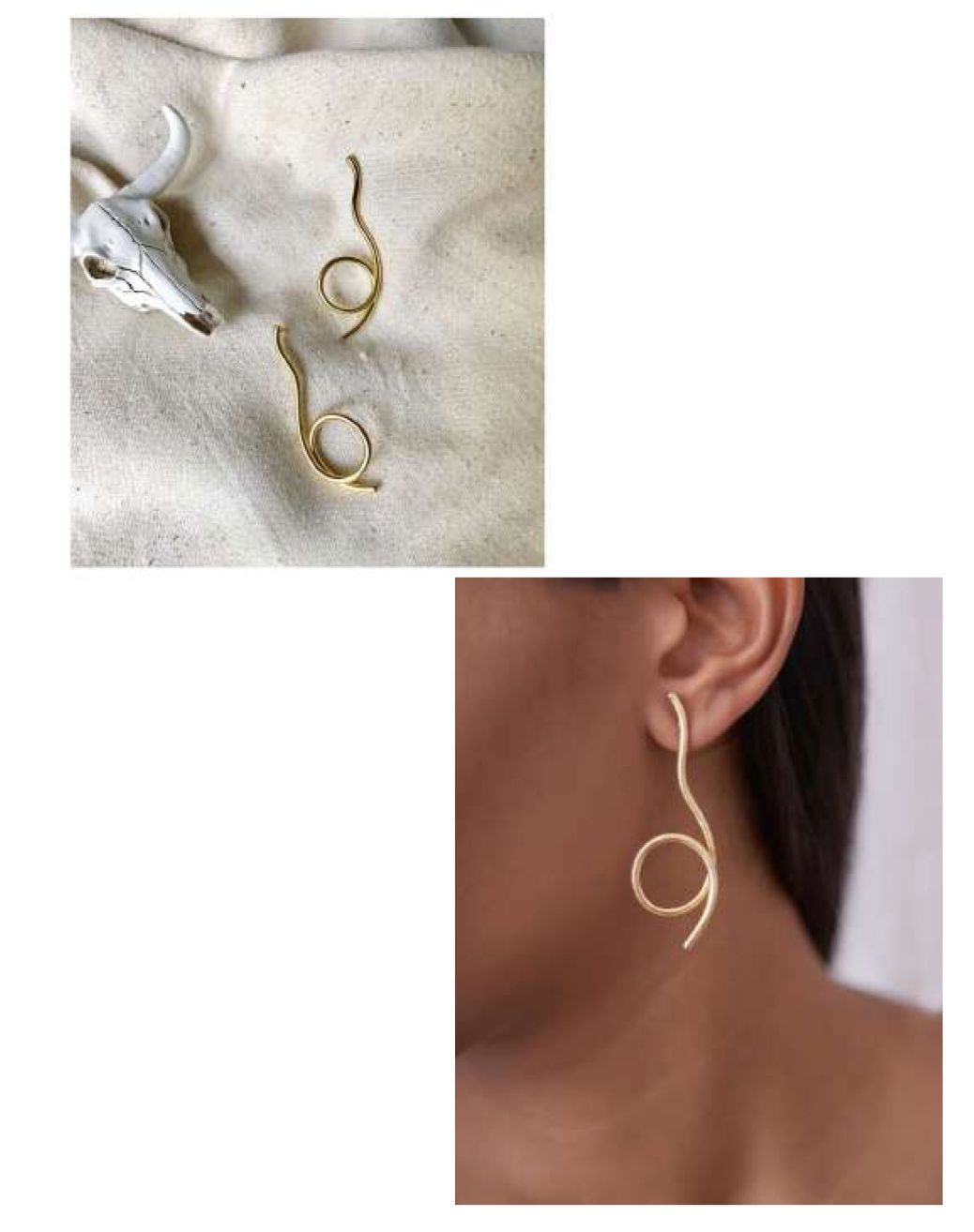 Twist Earrings by 4 Soles