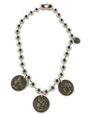 3 Coins   Necklace by 4 soles