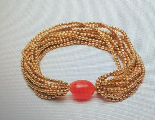 Brazalete verde corniola