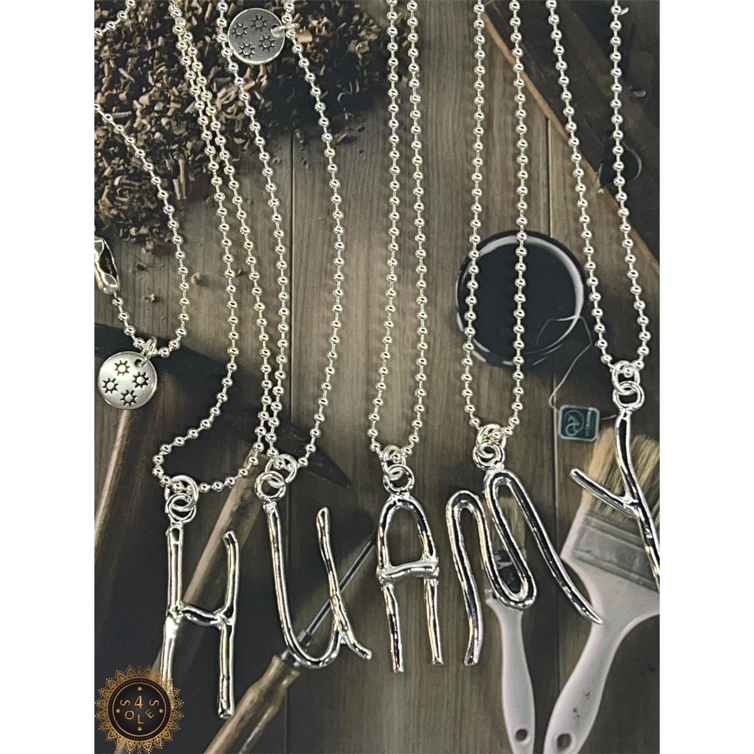  Collar Alfabeto 4 Soles 2&quot;