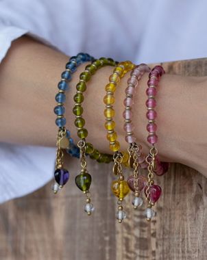 BRACCIALE EL.CUORE/SFERA TUL2002