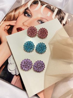 Crystals Stud Amanda Machado