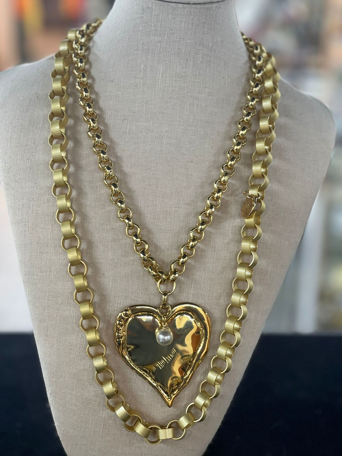 Double layers big Heart 4 Soles