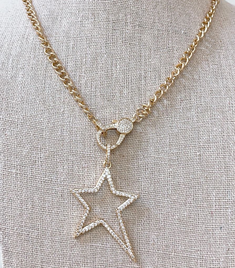 Rock it Pave necklace