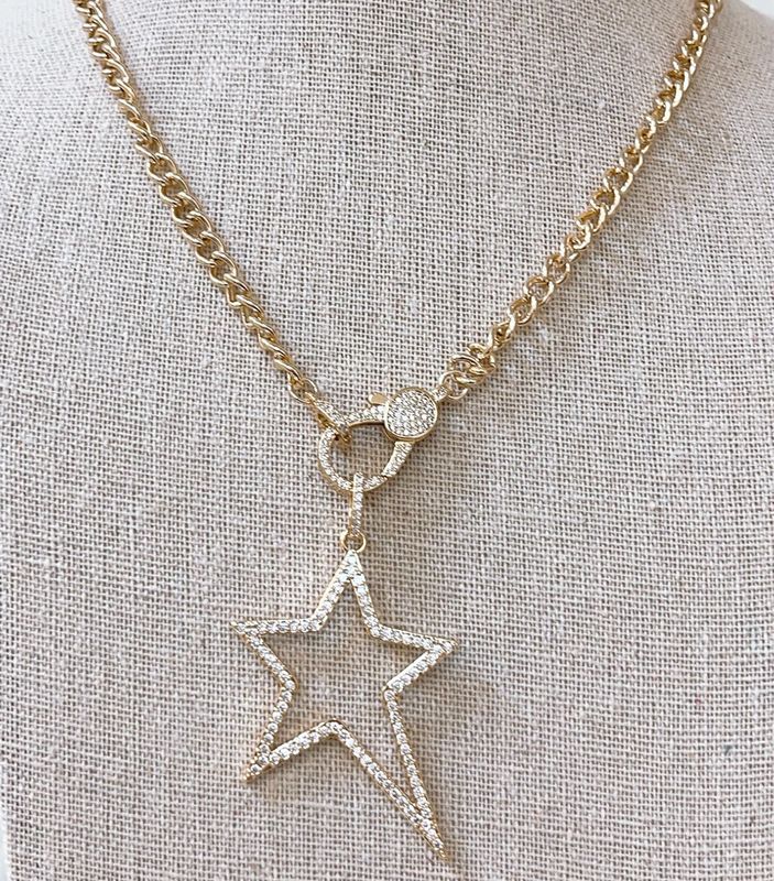 Rock it Pave necklace