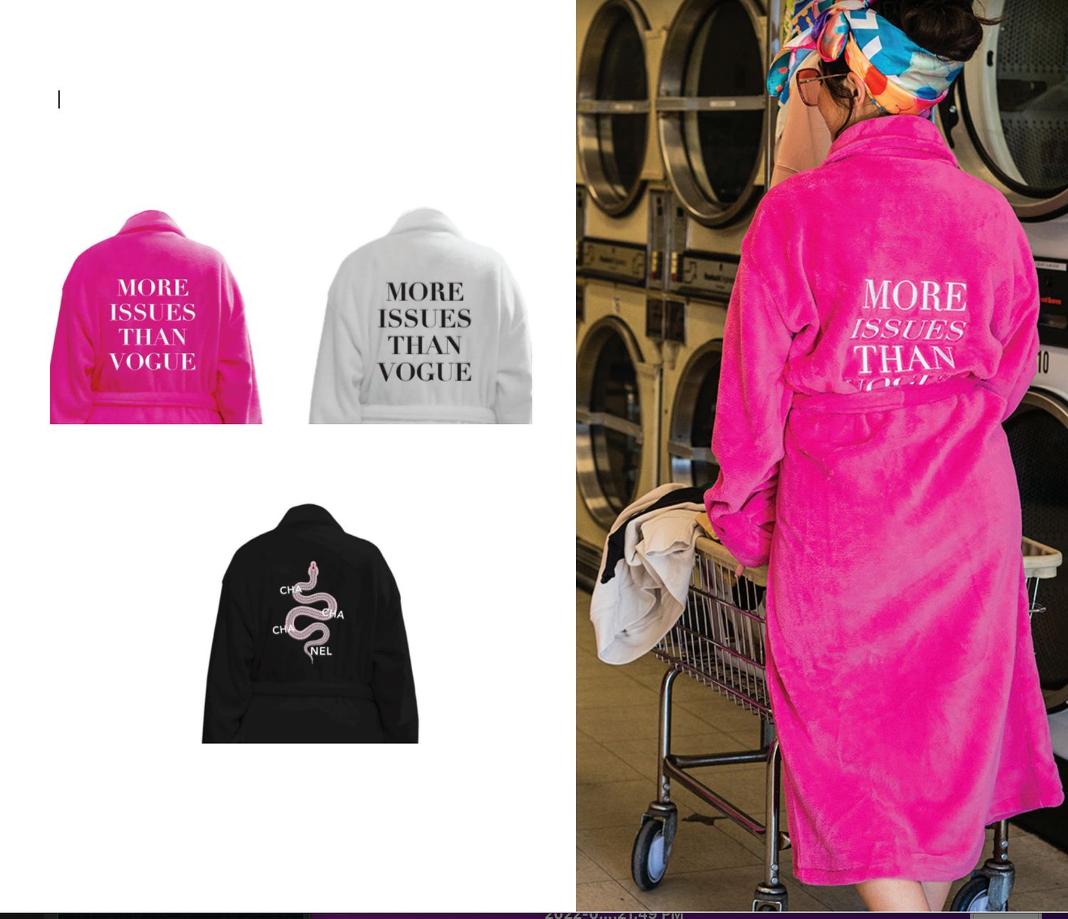  More Issues Than Vogue Luxe Robe One size