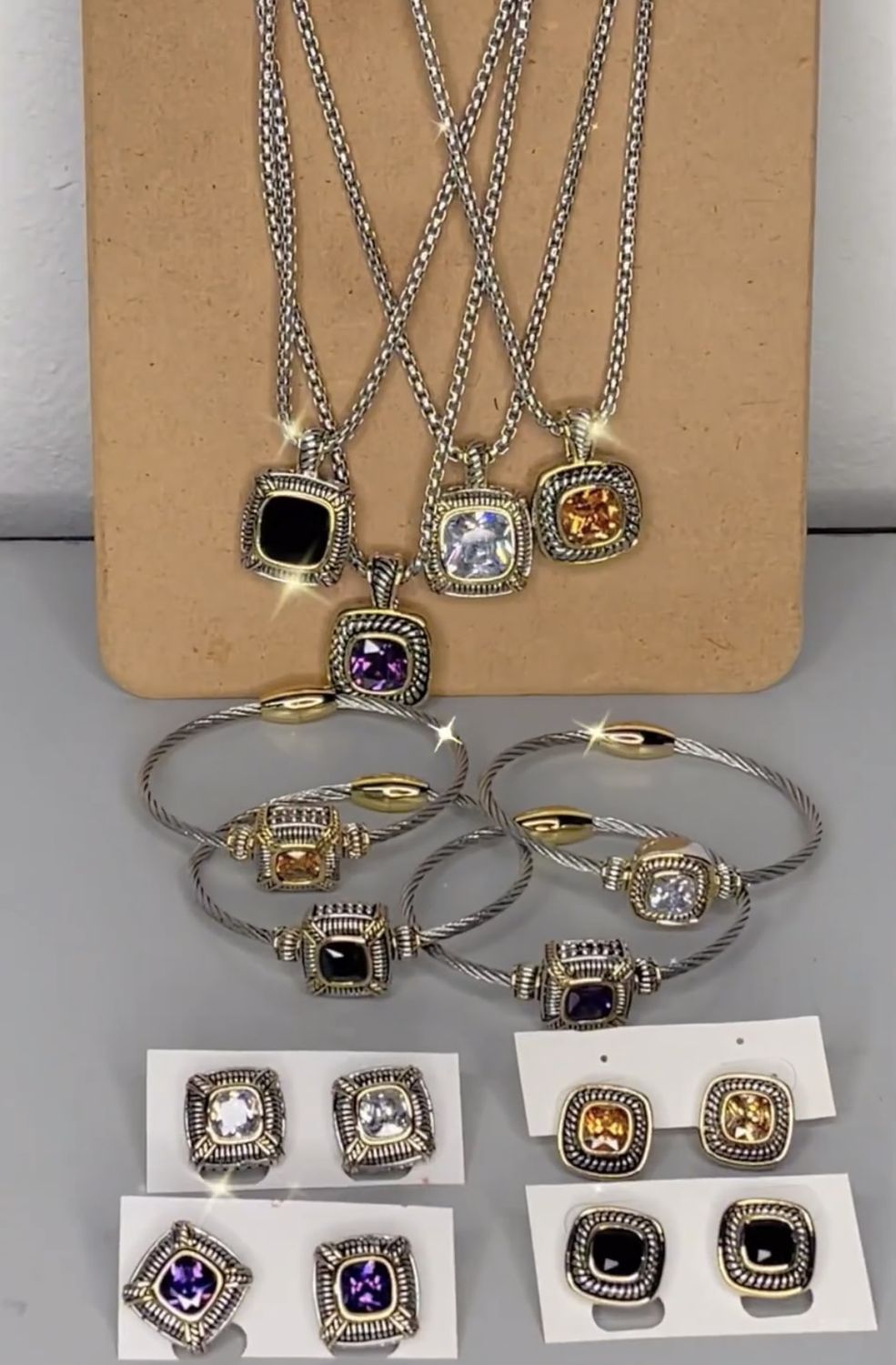 Set 3 piezas tipo David Yurman