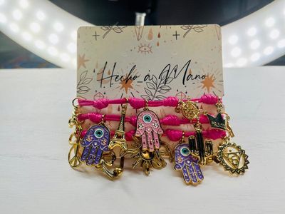 Knot Bracelets with Hamsa Hands