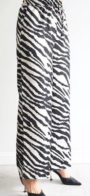 Wide Elastic Long Pants