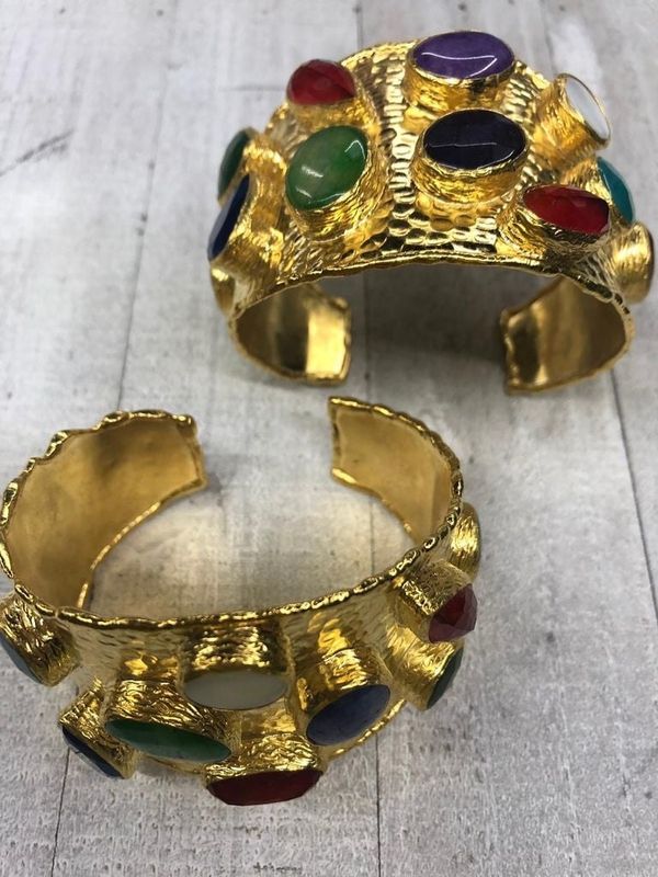 Piedras semi preciosas cuff