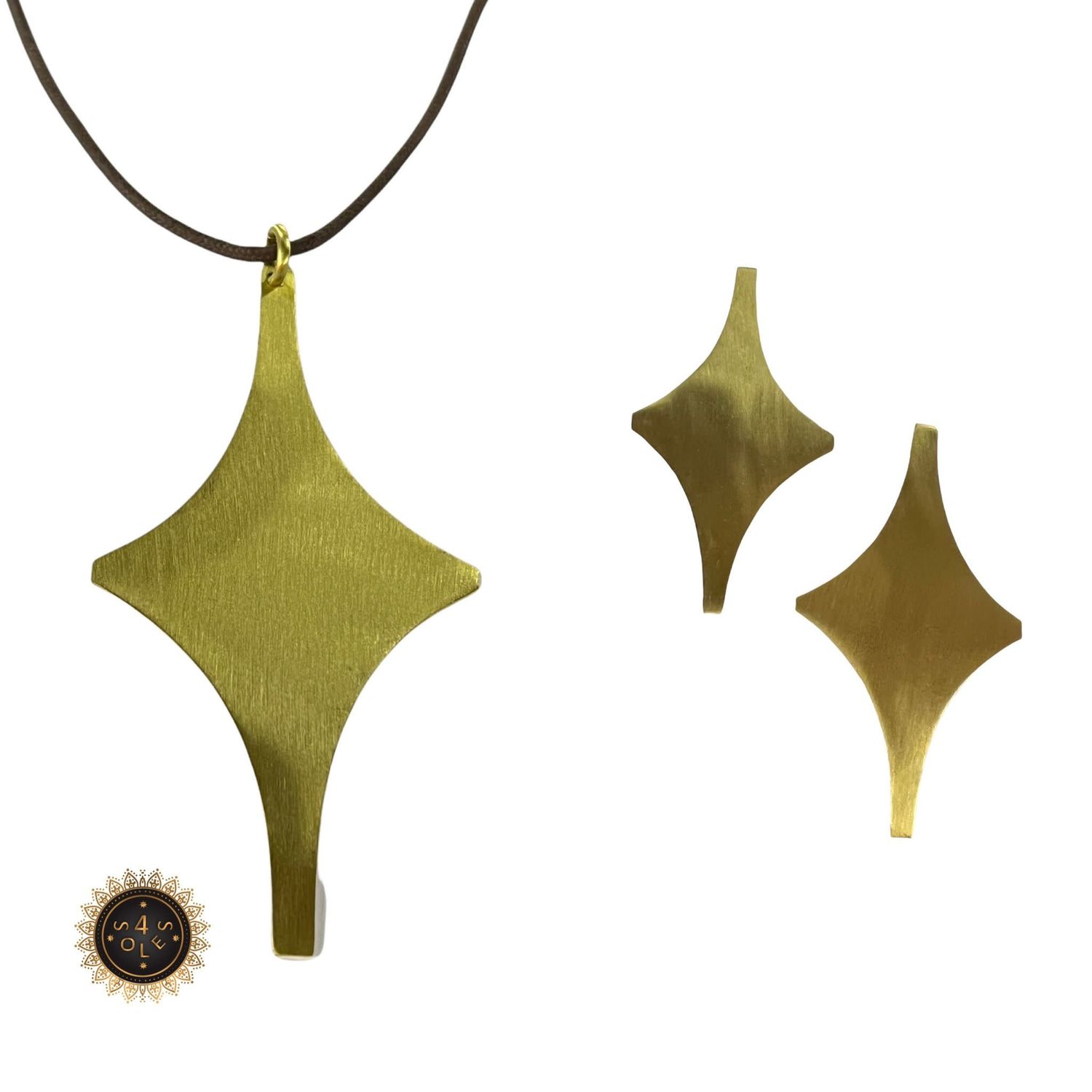 Hex Necklace 4&quot;