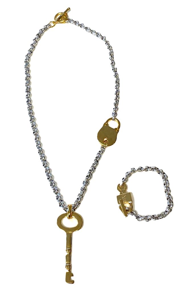 Key &amp; Lock necklace