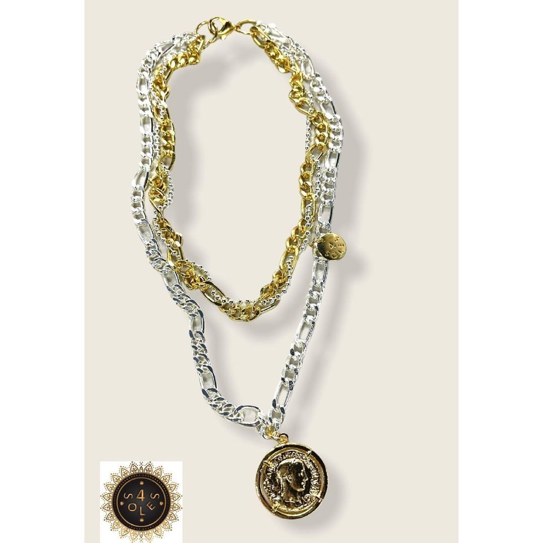 Double Layers Necklace by 4 Soles