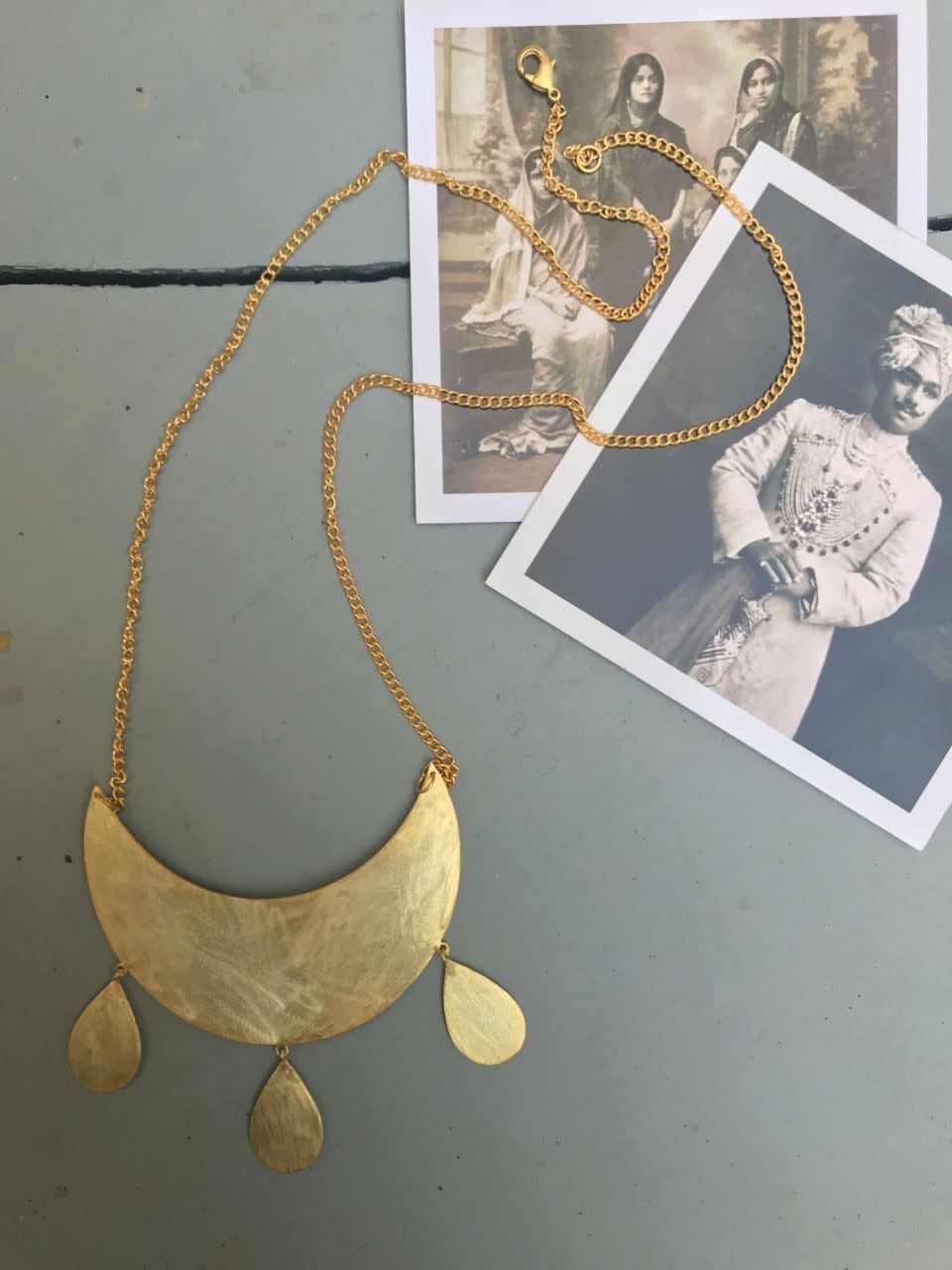 Half Moon necklace by 4 Soles