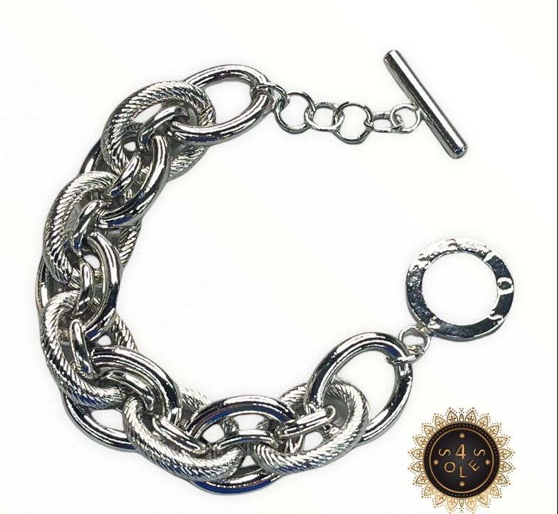 4 Soles Silver Bracelet