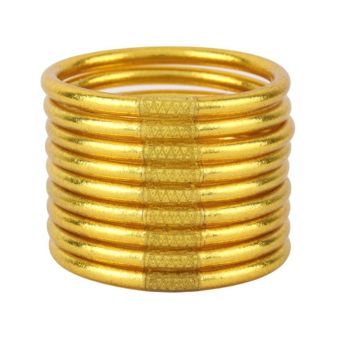 All Weather Gold Bangles