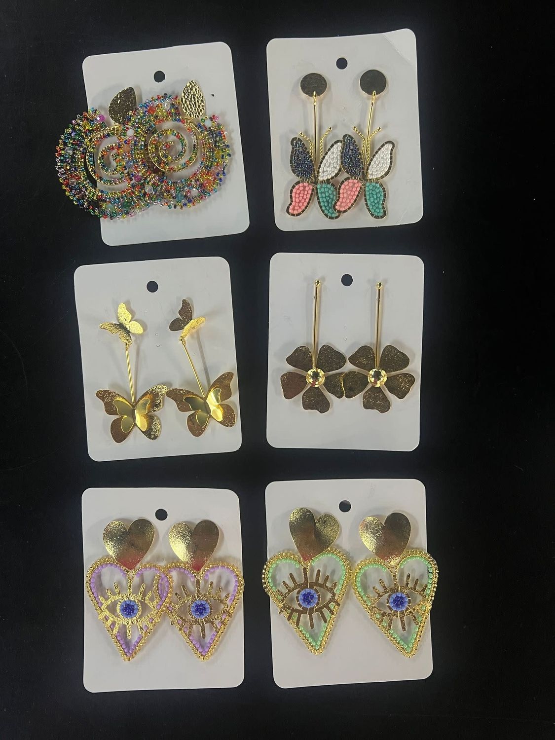 Hand Made Earrings 18k 