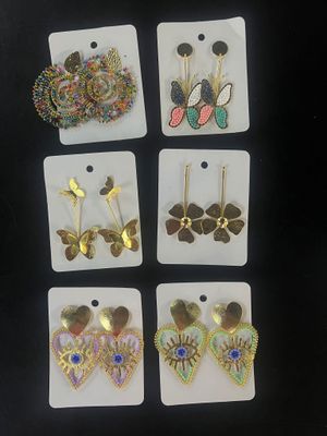 Hand Made Earrings 18k 