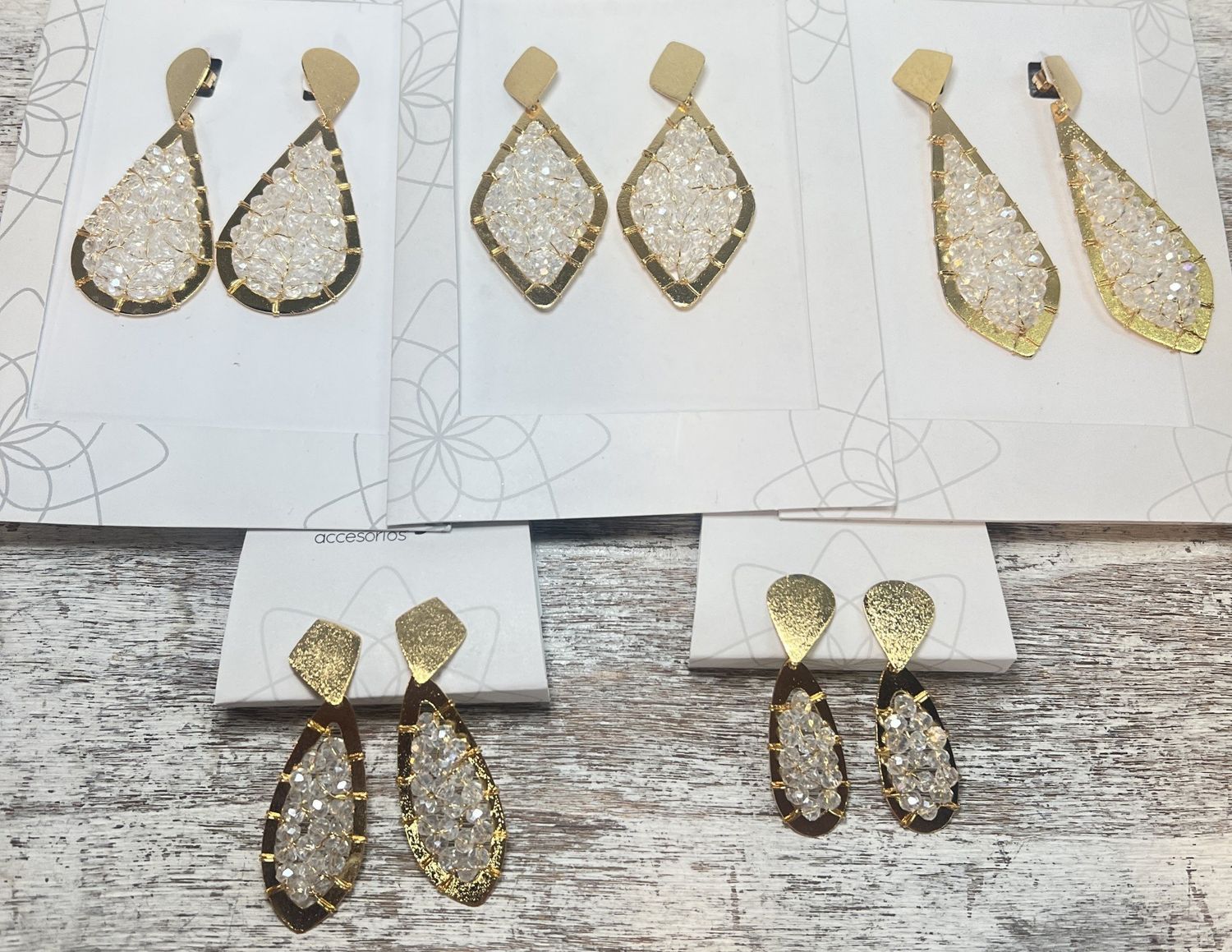Crystals earrings