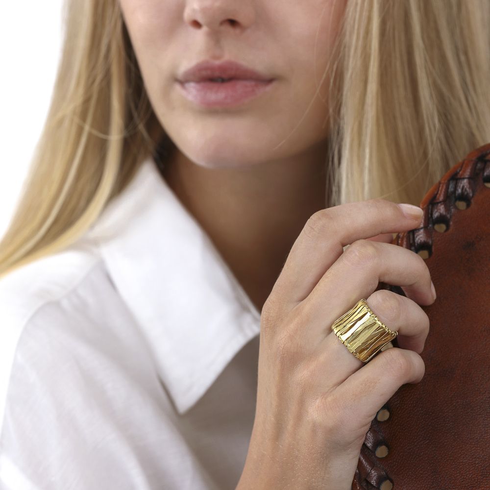 dd15016 RINGS GEO WROUGHT