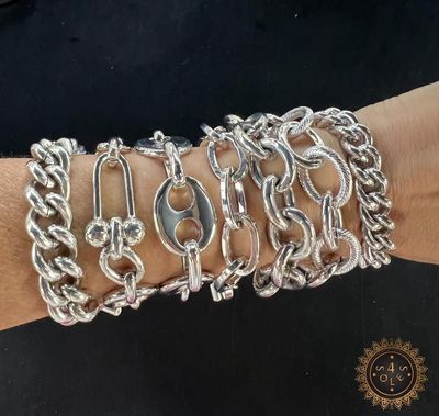 4 Soles Silver Bracelet