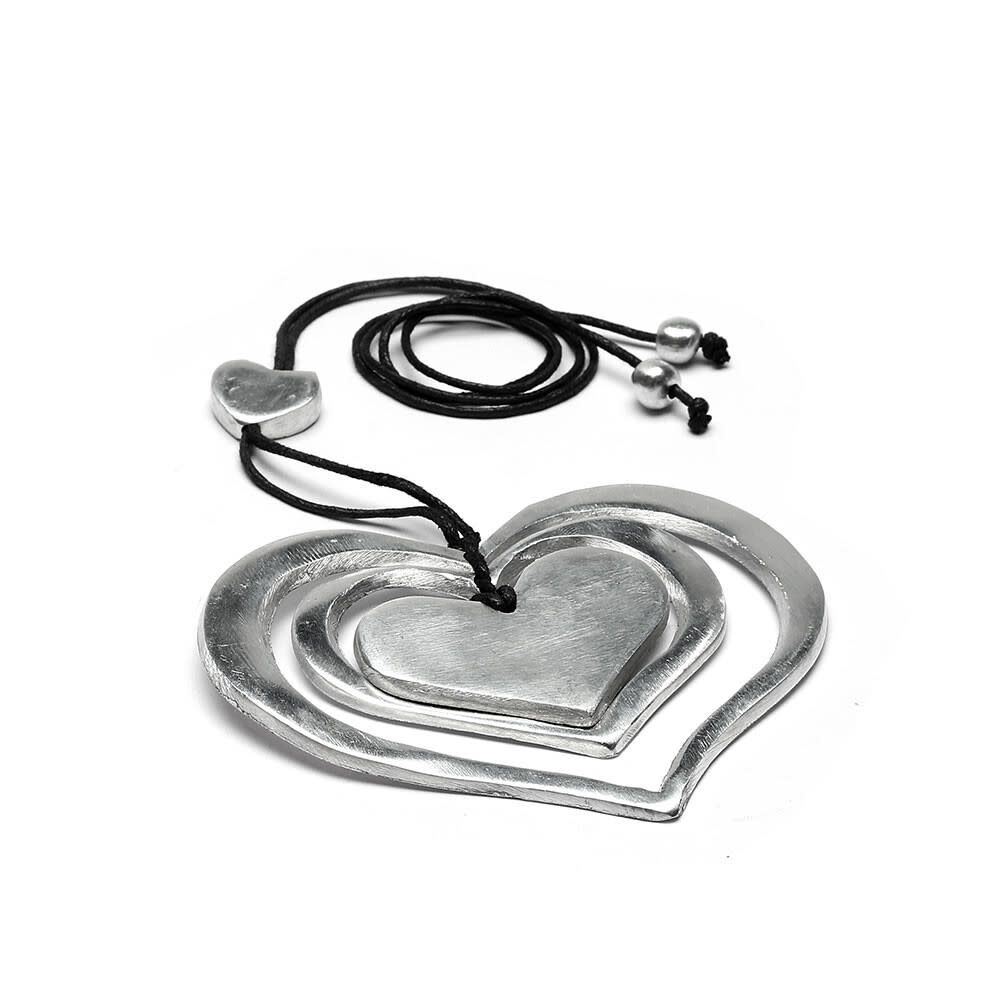 716 PENDENTE 3 CUORI CONCENTRICI