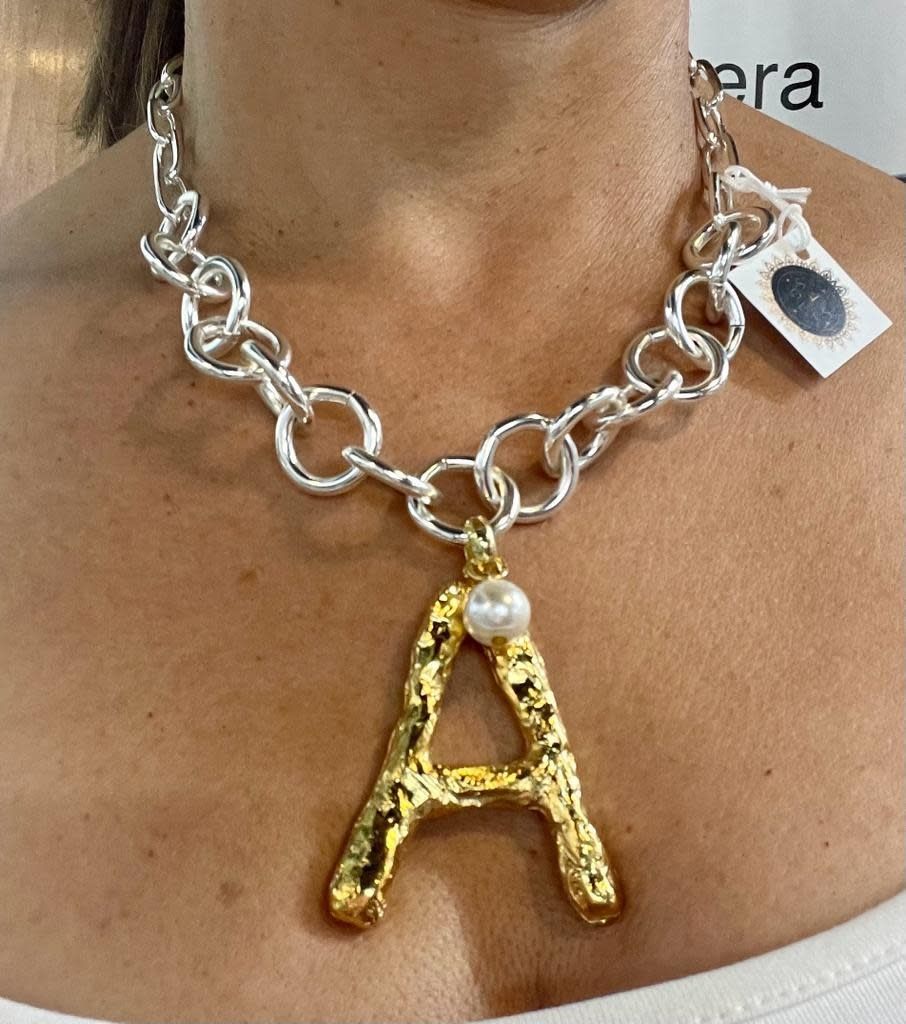 Letter Necklace by 4 soles
