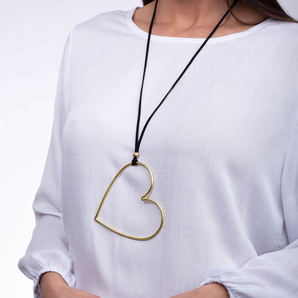 DD02043 / String Pendant Big Heart