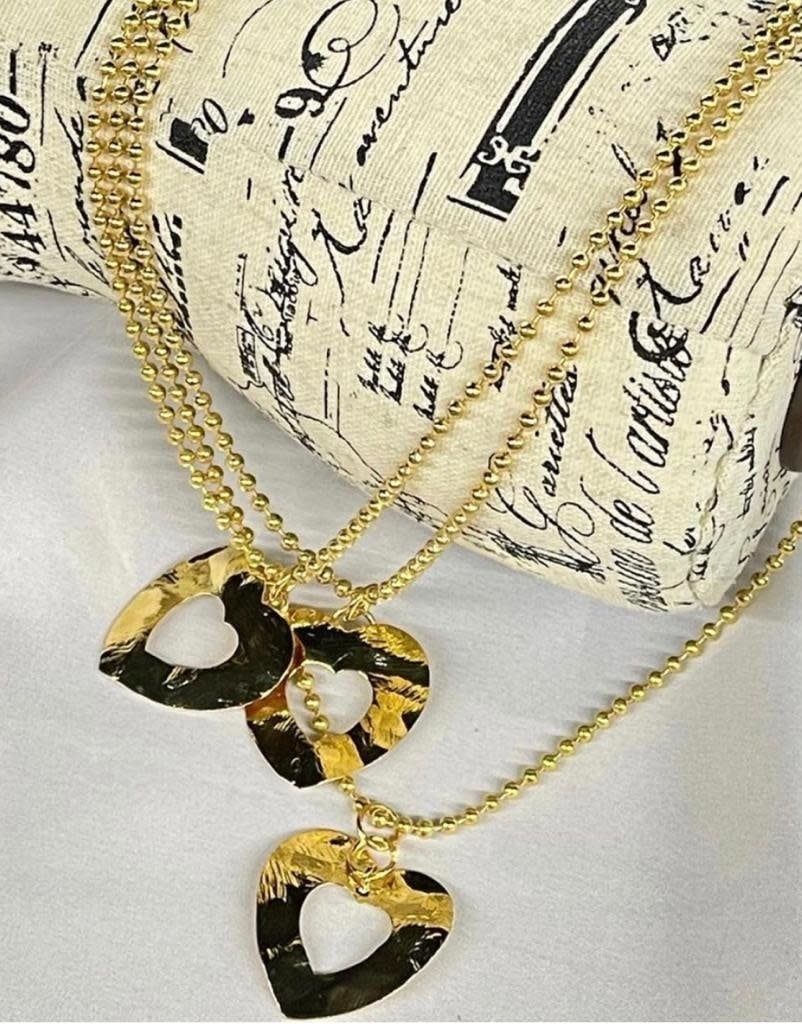Gold Plated necklaces heart