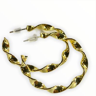 gold large earrings