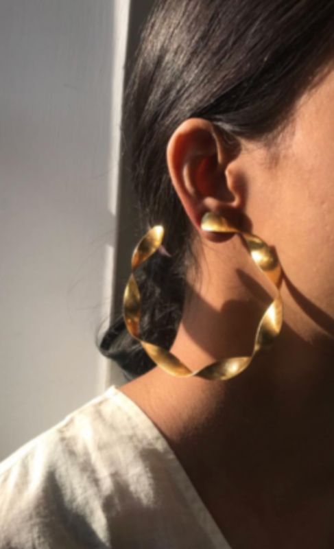 Twist Big Earrings 3&quot;