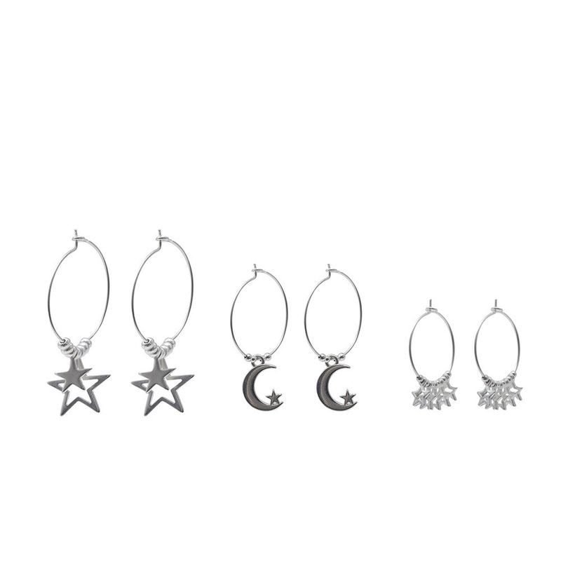 EARRINGS 3 PAIRS NIGHT MIIX