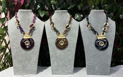 XL638 Circle Short Necklace