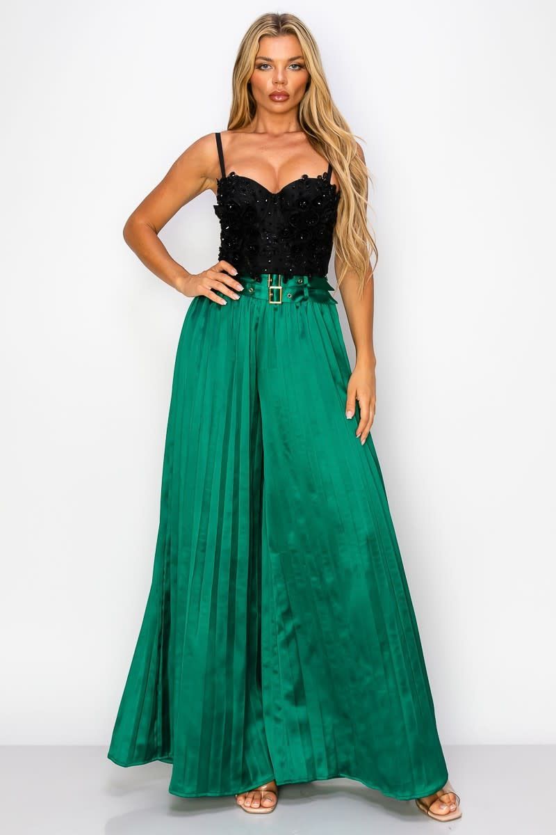 Flower 3D detail elegant bustier