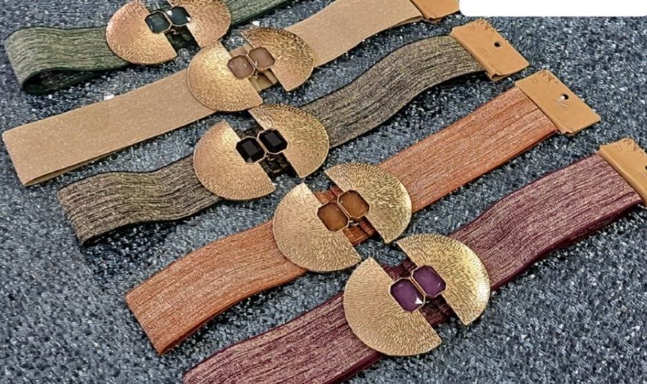 BIG BUCKLE 2 STONES BELT