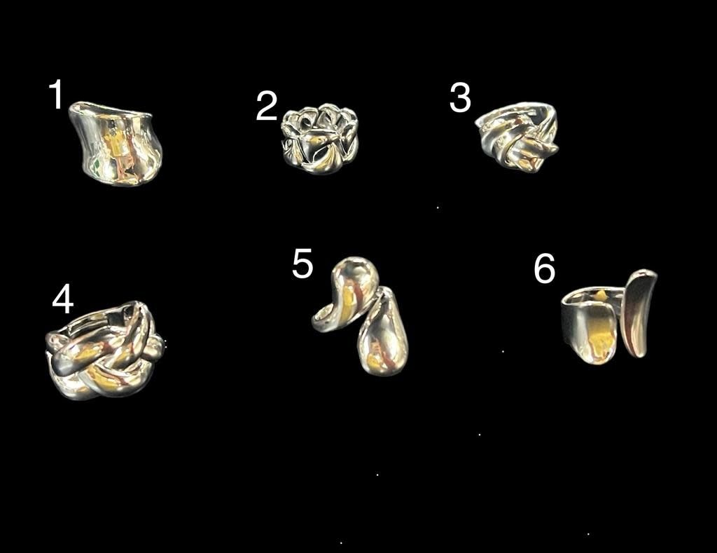 ADJUSTABLE SILVER RING