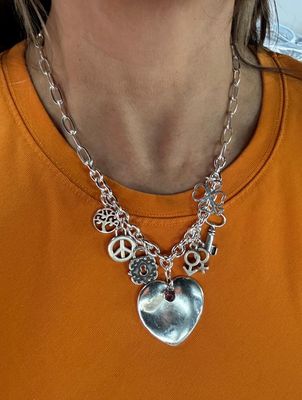 Multi Charms 4 Soles Necklace 