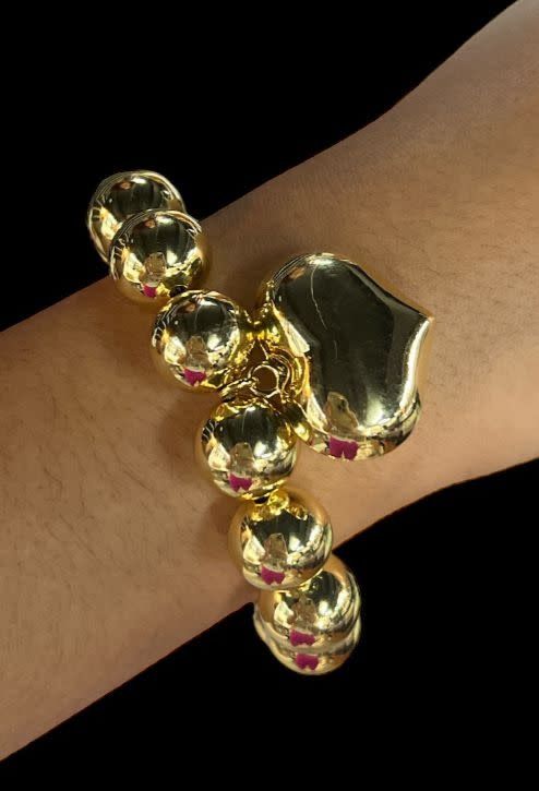 Elastic Heart Bracelet 10mm