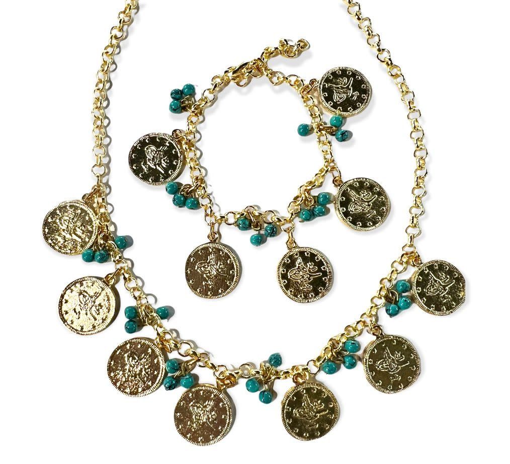 Turq &amp; Coins Set medium