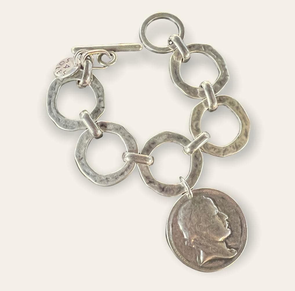 Big Coin 4 Soles Bracelet
