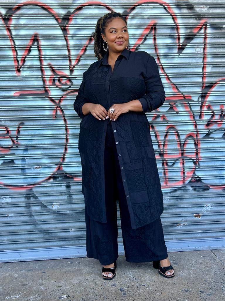 Draw String and Lace Details Set